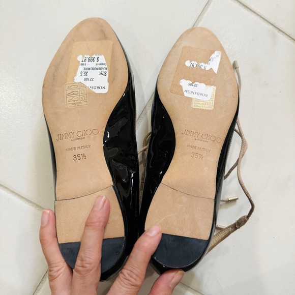 Jimmy Choo Patent Leather Flats. NEW - Picture 6 of 7